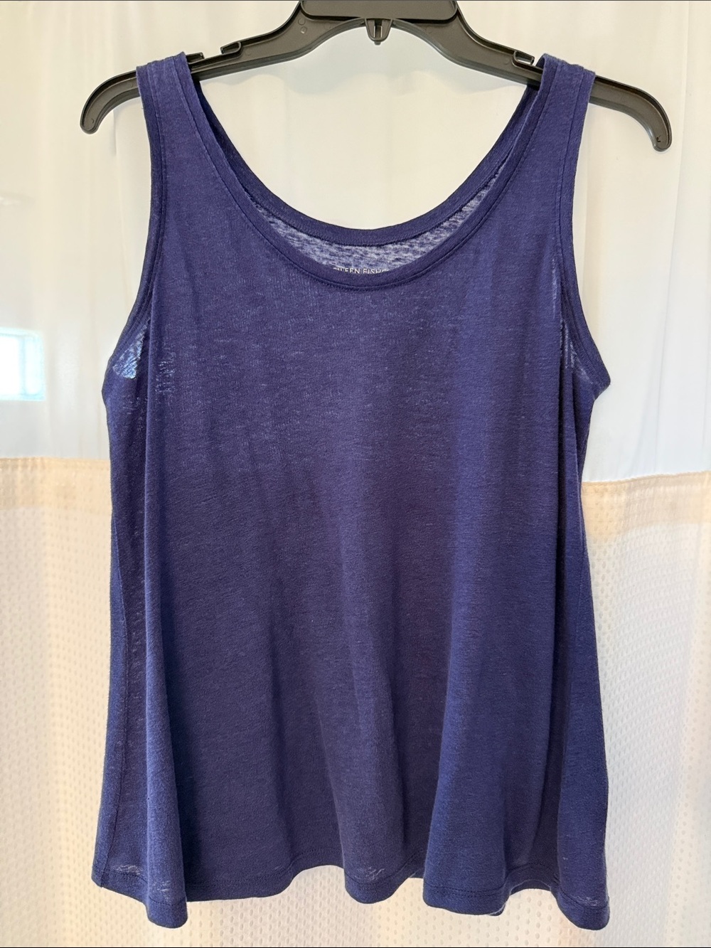 Eileen Fisher Deep Navy Relaxed Tank Top